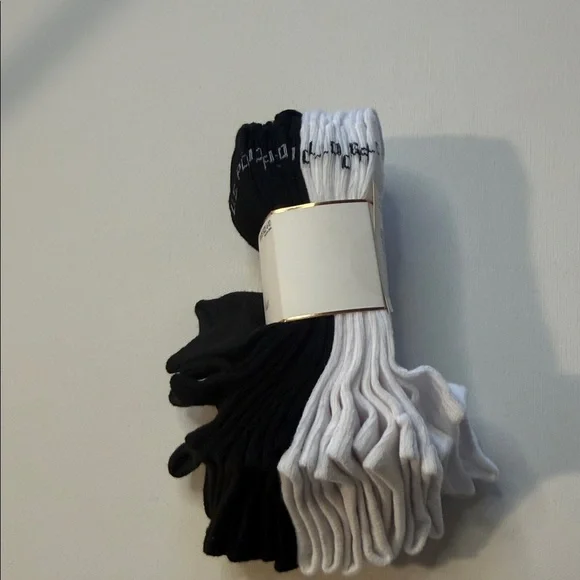 New U.S. Polo Assn. Black Low Cut Socks for Women Size 4-10 (5black,5white) (E2) - Picture 5 of 5